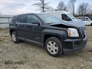 2016 GMC Terrain SLE with VIN 2GKFLSEK6G6262666, listed as a Copart auction lot 50345275 with 93,227 mi miles and Salvage Title. Bid and sale history available at DreamBid. Image 4.