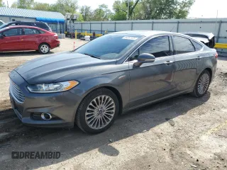 2016 Ford Fusion Titanium with VIN 3FA6P0D98GR205175, listed as a Copart auction lot 54261925 with 115,056 mi miles and Salvage title. Bid and sale history available at DreamBid. Image 1.