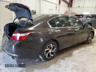 2017 Honda Accord Sedan LX with VIN 1HGCR2F30HA193046, listed as a Copart auction lot 68991204 with 222,837 mi miles and Salvage Title. Bid and sale history available at carsss.com. Image 3.