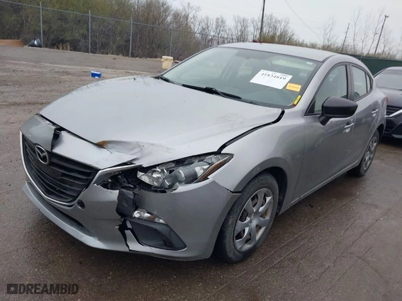 2014 Mazda Mazda3 i SV with VIN JM1BM1T74E1210159, listed as a IAAI auction lot 41834819 with 96,700 mi miles. Bid and sale history available at carsss.com. Image 2.