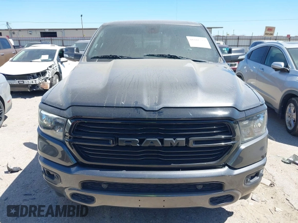 2020 Ram 1500 Big Horn with VIN 1C6SRFFT7LN234816, listed as a IAAI auction lot 41816862 with 104,120 mi miles. Bid and sale history available at carsss.com. Image 12.