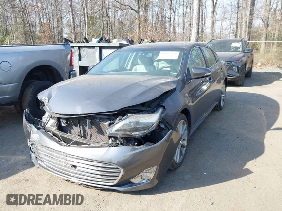 2015 Toyota Avalon Limited with VIN 4T1BK1EB5FU157586, listed as a IAAI auction lot 41827250 with 62,572 mi miles and . Bid and sale history available at carsss.com. Image 2.