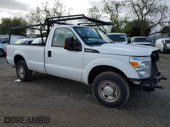 2014 Ford Super Duty F-250 SRW XL with VIN 1FTBF2A61EEB66169, listed as a Copart auction lot 49995335 with 122,399 mi miles and Salvage Title. Bid and sale history available at carsss.com. Image 4.