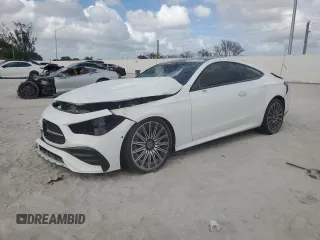 2024 Mercedes-Benz CLE 300 z VIN W1KMJ4HB8RF013168, wystawiony jako Copart lot #54223185 z przebiegiem Nie podano mil oraz Szkoda całkowita • Salvage title. Historia ofert i sprzedaży dostępna na DreamBid. Obrazek 1.