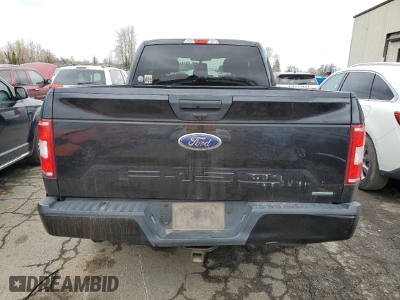 2019 Ford F-150 XL with VIN 1FTEX1EP0KKC22297, listed as a Copart auction lot 47800195 with 96,819 mi miles and Salvage Title. Bid and sale history available at carsss.com. Image 6.