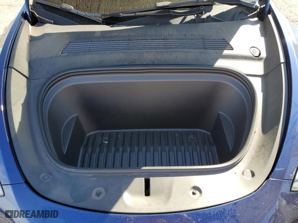 2023 Tesla Model Y Long Range with VIN 7SAYGDEEXPF814469, listed as a Copart auction lot 45982675 with 52,053 mi miles and Salvage Title. Bid and sale history available at carsss.com. Image 12.