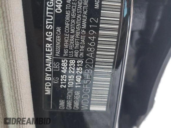 2013 Mercedes-Benz C 350 Sport with VIN WDDGF5HB2DA864912, listed as a Copart auction lot 80003364 with 101,179 mi miles and Clean Title. Bid and sale history available at DreamBid. Image 12.
