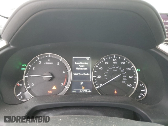 2019 Lexus RX with VIN JTJDZKCA9K2021148, listed as a Copart auction lot 85245894 with 67,391 mi miles and Salvage Title. Bid and sale history available at carsss.com. Image 9.