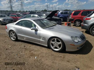 2003 Mercedes-Benz SL 500 z VIN WDBSK75F13F032092, wystawiony jako Copart lot #75596144 z przebiegiem 43 508 mil mil oraz Nie do naprawy • Non repairable. Historia ofert i sprzedaży dostępna na DreamBid. Obrazek 4.