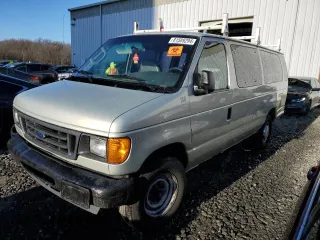 2006 Ford Econoline Passenger XL with VIN 1FBSS31L96HA80345, listed as a Copart auction lot 81589294 with Not Provided miles and Salvage Title. Bid and sale history available at carsss.com. Image 1.