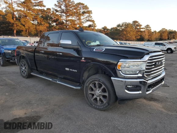 2021 Ram 2500 Longhorn with VIN 3C6UR5PL6MG508227, listed as a Copart auction lot 80831394 with 8,554 mi miles and Clean title. Bid and sale history available at DreamBid. Image 4.