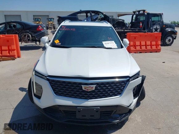 2024 Cadillac XT4 AWD Premium Luxury with VIN 1GYFZDR40RF100102, listed as a IAAI auction lot 41987175 with 4,935 mi miles and . Bid and sale history available at DreamBid. Image 12.