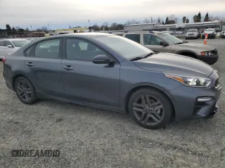 2021 Kia Forte GT-Line with VIN 3KPF34AD1ME361227, listed as a Copart auction lot 44463255 with 36,823 mi miles and Salvage Title. Bid and sale history available at carsss.com. Image 4.
