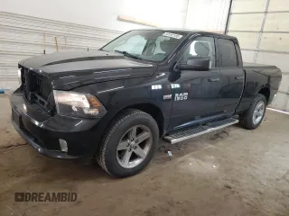 2014 Ram 1500 Tradesman with VIN 1C6RR7FT2ES197246, listed as a Copart auction lot 59192185 with 181,194 mi miles and Salvage title. Bid and sale history available at DreamBid. Image 1.