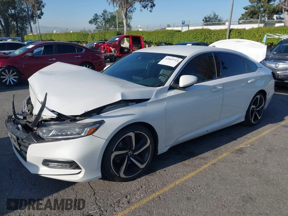 2019 Honda Accord Sedan Sport 1.5T with VIN 1HGCV1F36KA057288, listed as a IAAI auction lot 42003713 with Not Provided miles. Bid and sale history available at carsss.com. Image 17.