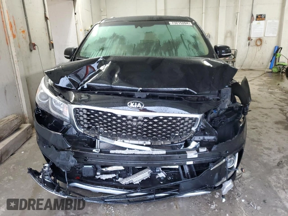 2017 Kia Sedona SX-L with VIN KNDME5C10H6271931, listed as a Copart auction lot 73215284 with 87,389 mi miles and Salvage Title. Bid and sale history available at carsss.com. Image 5.