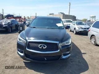 2018 Infiniti QX60 with VIN 5N1DL0MM4JC529193, listed as a IAAI auction lot 42091013 with 202,602 mi miles. Bid and sale history available at carsss.com. Image 6.