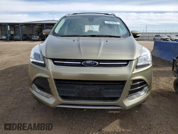 2013 Ford Escape Titanium with VIN 1FMCU9J96DUB55231, listed as a Copart auction lot 44818205 with 79,595 mi miles and Salvage title. Bid and sale history available at DreamBid. Image 5.