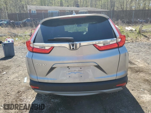 2019 Honda CR-V EX with VIN 2HKRW1H57KH509732, listed as a Copart auction lot 53638405 with 77,209 mi miles and Salvage Title. Bid and sale history available at carsss.com. Image 6.