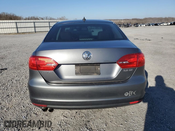 2012 Volkswagen Jetta Sedan SE w/Convenience with VIN 3VWDX7AJ3CM409072, listed as a Copart auction lot 43745455 with 135,678 mi miles and Salvage Title. Bid and sale history available at carsss.com. Image 6.