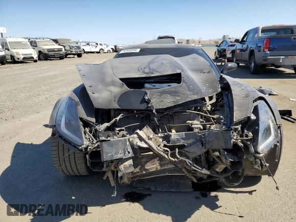 2016 Chevrolet Corvette Z06 1LZ with VIN 1G1YP2D69G5613541, listed as a Copart auction lot 74368994 with 44,034 mi miles and Salvage Title. Bid and sale history available at carsss.com. Image 5.