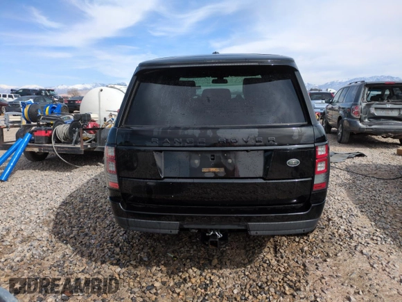 2015 Land Rover Range Rover HSE with VIN SALGS2VF5FA208727, listed as a Copart auction lot 47662585 with 119,862 mi miles and Salvage title. Bid and sale history available at DreamBid. Image 6.