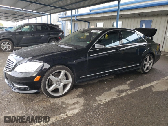2011 Mercedes-Benz S 550 with VIN WDDNG7BB3BA405605, listed as a Copart auction lot 51168365 with 109,428 mi miles and Salvage Title. Bid and sale history available at DreamBid. Image 1.