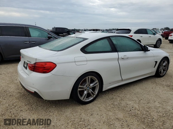 2017 BMW 4 Series 430i with VIN WBA4R7C50HK876667, listed as a Copart auction lot 74543364 with Not Provided miles and Salvage Title. Bid and sale history available at DreamBid. Image 3.