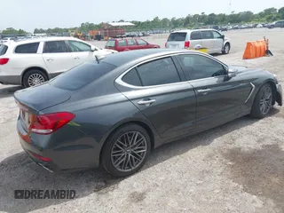 2019 Genesis G70 Advanced z VIN KMTG34LA7KU021443, wystawiony jako IAAI lot #42446270 z przebiegiem 48 025 mil mil oraz . Historia ofert i sprzedaży dostępna na DreamBid. Obrazek 4.