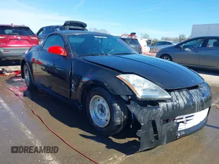 2004 Nissan 350Z Touring with VIN JN1AZ36A44T002496, listed as a IAAI auction lot 41544750 with 171,276 mi miles. Bid and sale history available at carsss.com. Image 1.