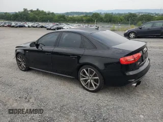 2015 Audi S4 Premium Plus with VIN WAUBGAFL0FA106590, listed as a Copart auction lot 64687474 with 122,061 mi miles and Salvage Title. Bid and sale history available at carsss.com. Image 2.