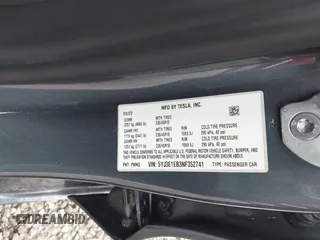 2022 Tesla Model 3 Long Range with VIN 5YJ3E1EB3NF352741, listed as a IAAI auction lot 40847981 with Not Provided miles and . Bid and sale history available at DreamBid. Image 9.