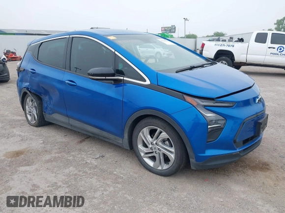 2023 Chevrolet Bolt EV 1LT z VIN 1G1FW6S08P4115045, wystawiony jako IAAI lot #42326150 z przebiegiem 42 357 mil mil oraz . Historia ofert i sprzedaży dostępna na DreamBid. Obrazek 1.