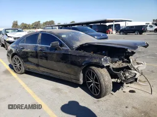 2016 Mercedes-Benz CLS with VIN WDDLJ6FB5GA161587, listed as a Copart auction lot 76353644 with 154,765 mi miles and Salvage Title. Bid and sale history available at carsss.com. Image 4.