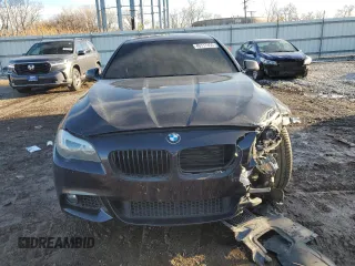 2013 BMW 5 Series 535i xDrive with VIN WBAFU7C52DDU68984, listed as a Copart auction lot 46117455 with 133,774 mi miles and Salvage Title. Bid and sale history available at carsss.com. Image 5.