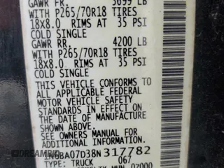 2008 Nissan Titan SE with VIN 1N6BA07D38N317782, listed as a Copart auction lot 78013974 with 250,360 mi miles and Salvage Title. Bid and sale history available at carsss.com. Image 14.