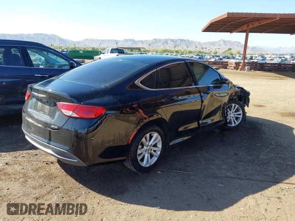 2015 Chrysler 200 Limited with VIN 1C3CCCAB5FN689779, listed as a IAAI auction lot 42103563 with 106,845 mi miles and . Bid and sale history available at DreamBid. Image 4.