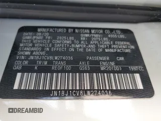 2020 Nissan Rogue Sport SV with VIN JN1BJ1CV8LW274036, listed as a Copart auction lot 52562925 with 13,796 mi miles and Non Repairable. Bid and sale history available at carsss.com. Image 14.