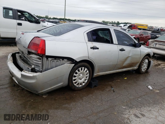 2008 Mitsubishi Galant DE with VIN 4A3AB26F98E012343, listed as a Copart auction lot 68903454 with 244,550 mi miles and Salvage Title. Bid and sale history available at carsss.com. Image 3.