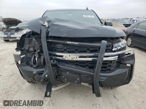 2022 Chevrolet Tahoe with VIN 1GBSCLED2NR317444, listed as a Copart auction lot 43927155 with 25,409 mi miles and Salvage title. Bid and sale history available at DreamBid. Image 5.