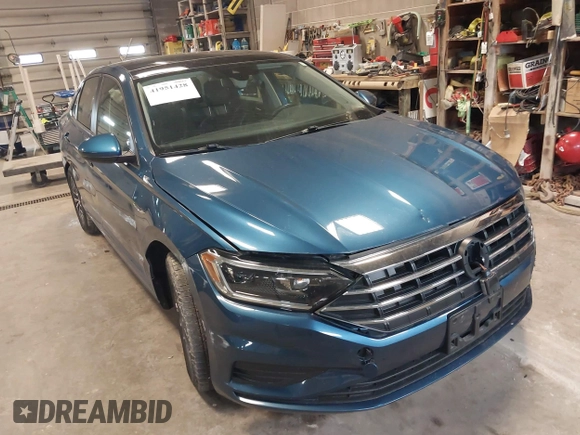 2019 Volkswagen Jetta SEL z VIN 3VWE57BU2KM116717, wystawiony jako IAAI lot #41951428 z przebiegiem 85 791 mil mil oraz . Historia ofert i sprzedaży dostępna na DreamBid. Obrazek 1.