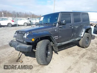 2014 Jeep Wrangler Unlimited Sport with VIN 1C4HJWDG1EL251271, listed as a IAAI auction lot 41647210 with 100,168 mi miles. Bid and sale history available at carsss.com. Image 20.