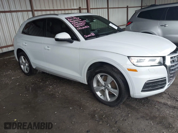 2020 Audi Q5 Premium Plus z VIN WA1BNAFY0L2105010, wystawiony jako IAAI lot #42121483 z przebiegiem 64 244 mil mil oraz . Historia ofert i sprzedaży dostępna na DreamBid. Obrazek 1.