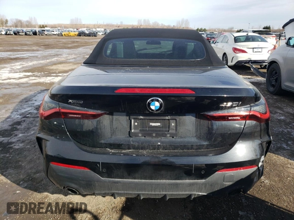 2024 BMW 4 Series 430i xDrive with VIN WBA43AT03RCN24181, listed as a Copart auction lot 88726365 with 0 mi miles and Salvage Title. Bid and sale history available at carsss.com. Image 6.