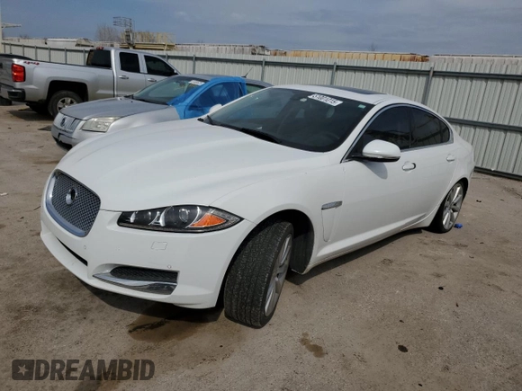 2013 Jaguar XF SC with VIN SAJWJ0EF3D8U08568, listed as a Copart auction lot 51001015 with 131,108 mi miles and Salvage Title. Bid and sale history available at DreamBid. Image 1.