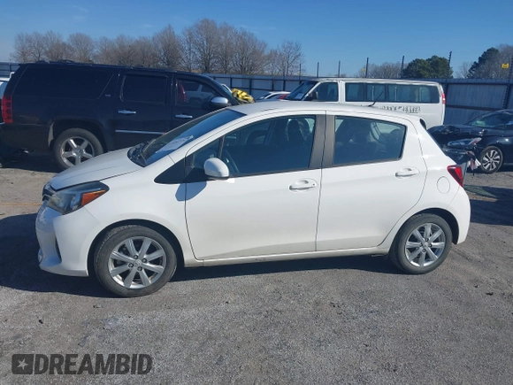 2015 Toyota Yaris L with VIN VNKKTUD37FA019862, listed as a IAAI auction lot 41481374 with 106,041 mi miles. Bid and sale history available at carsss.com. Image 14.