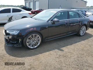2017 Audi A4 with VIN WAUENBF4XHN013282, listed as a Copart auction lot 58986835 with 67,232 mi miles and Salvage title. Bid and sale history available at DreamBid. Image 1.