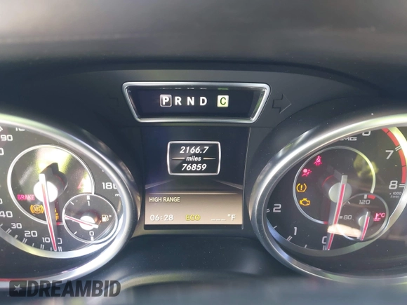 2014 Mercedes-Benz G-Class G 63 AMG with VIN WDCYC7DF5EX225931, listed as a IAAI auction lot 39186257 with 76,859 mi miles. Bid and sale history available at carsss.com. Image 7.