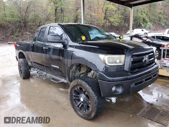 2009 Toyota Tundra 4WD Truck with VIN 5TFBW54109X091217, listed as a Copart auction lot 80756934 with 158,168 mi miles and Salvage Title. Bid and sale history available at carsss.com. Image 4.