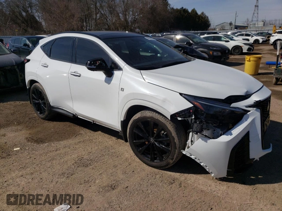2022 Lexus NX with VIN JTJKGCEZ4N2000346, listed as a Copart auction lot 49198045 with 33,240 mi miles and Clean Title. Bid and sale history available at carsss.com. Image 4.